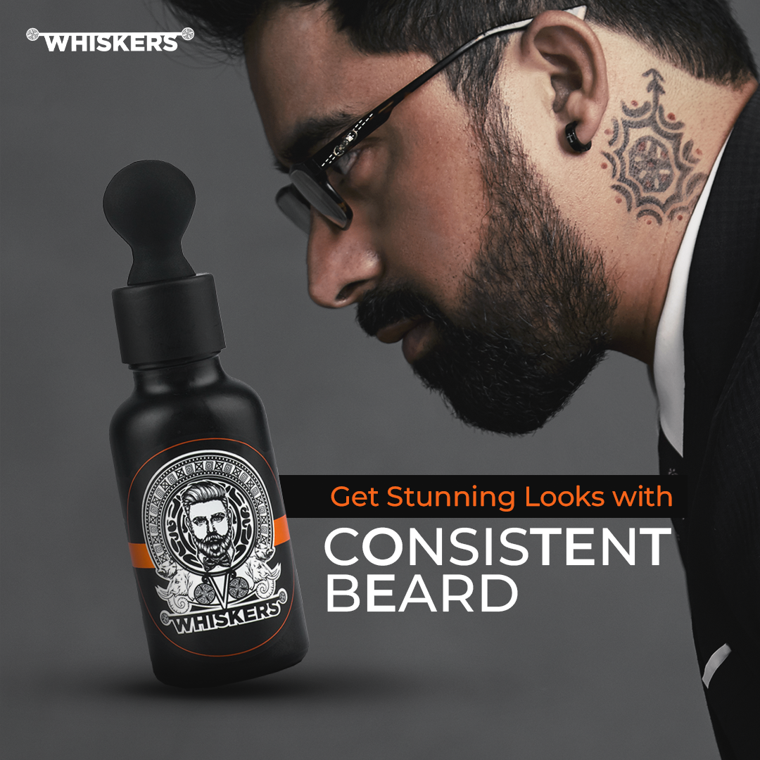 Power Beard Oil For Patchy & Uneven Beard Nourishes for Longer and Thicker Beard Hair