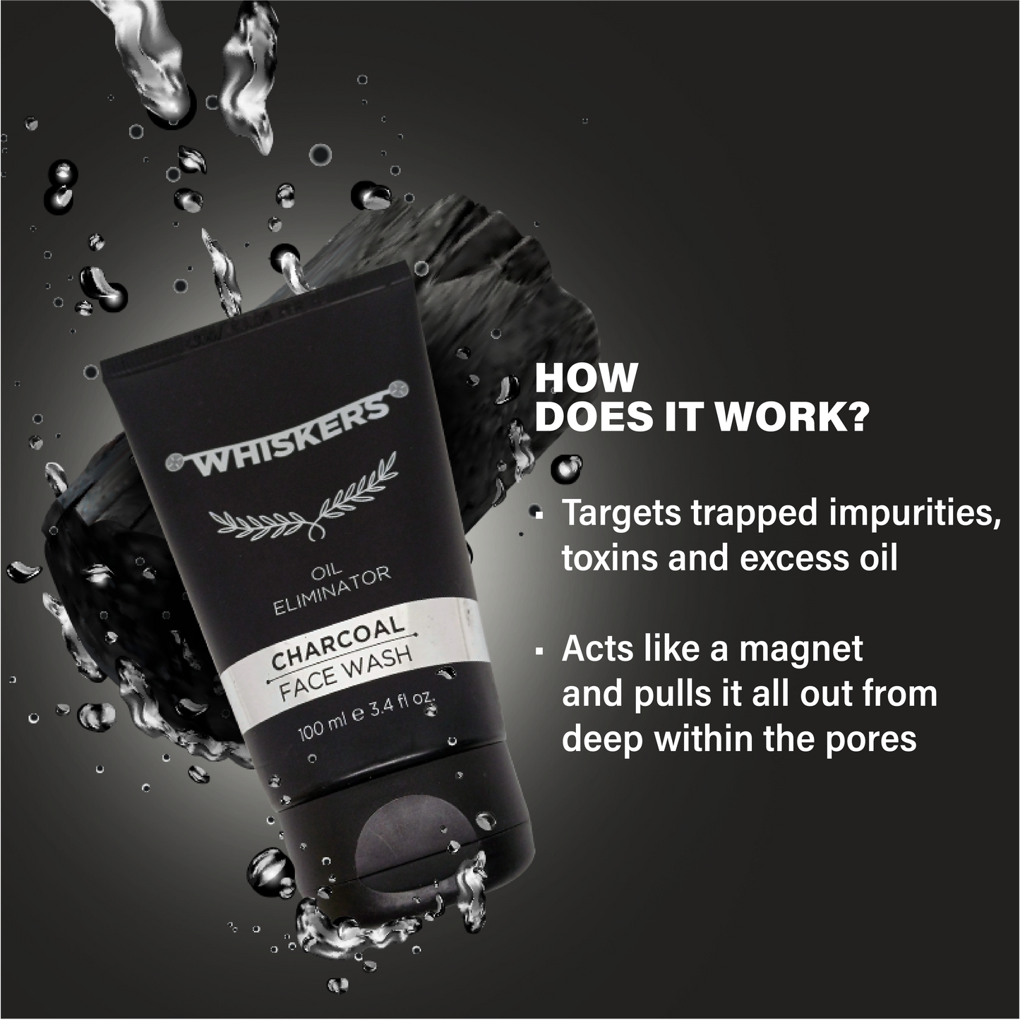 Activated Charcoal Deep Cleansing Face Wash | Buy 1 Get 1 Festive Offer