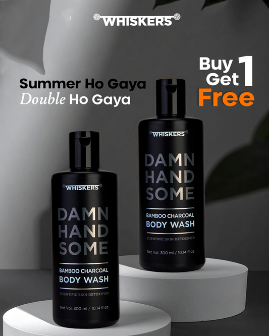 Bamboo Charcoal Body Wash Absorbing Sweat & Body Odour