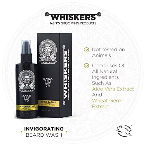 Invigorating Beard Wash Infused with Vitamin E Sweet Almond & Wheat Germ Oil