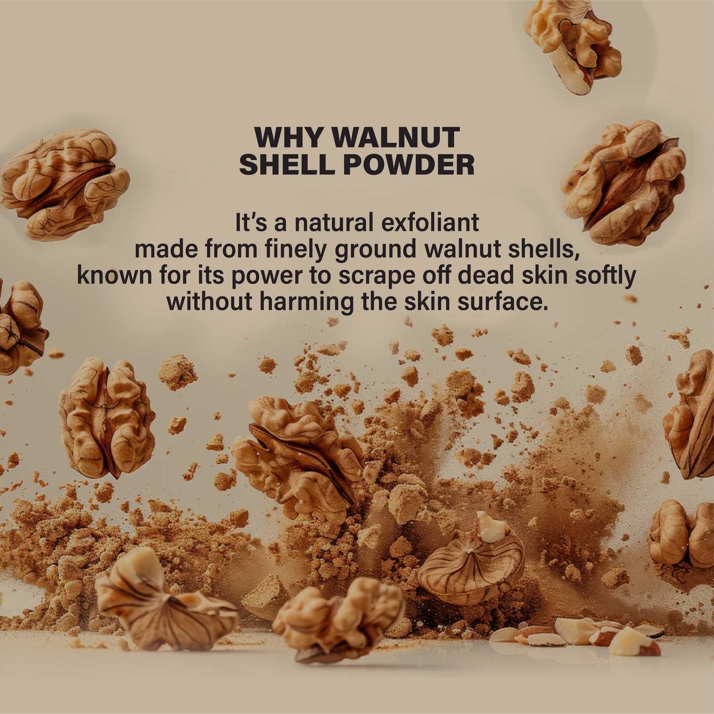 Walnut Shell Powder Face Scrub | Buy 1 Get 1 Festive Offer !!