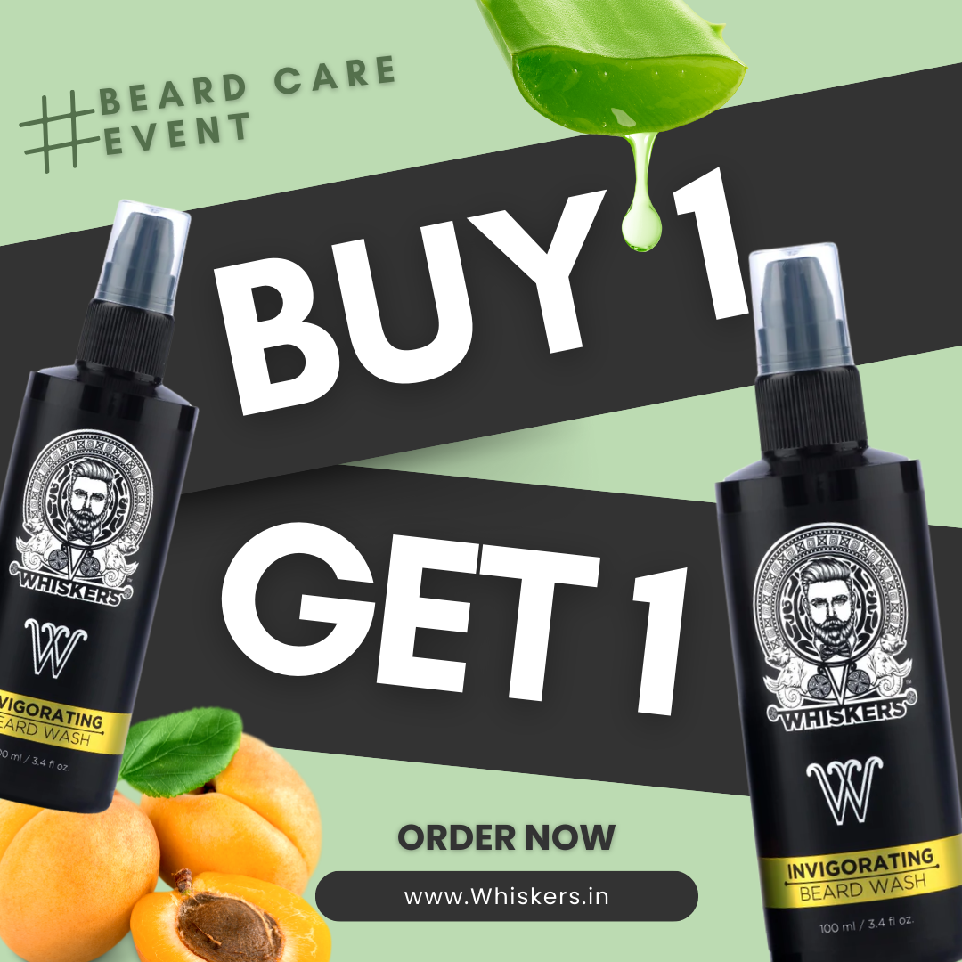 Invigorating Beard Wash Infused with Vitamin E Sweet Almond & Wheat Germ Oil