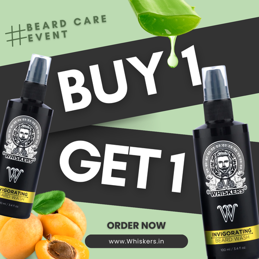 Invigorating Beard Wash Infused with Vitamin E Sweet Almond & Wheat Germ Oil